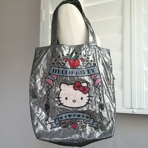 Hello Kitty Silver Tote